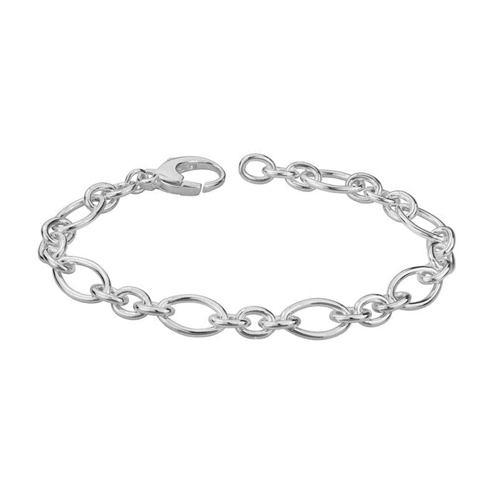 Sterling Silver Figaro Link Bracelet