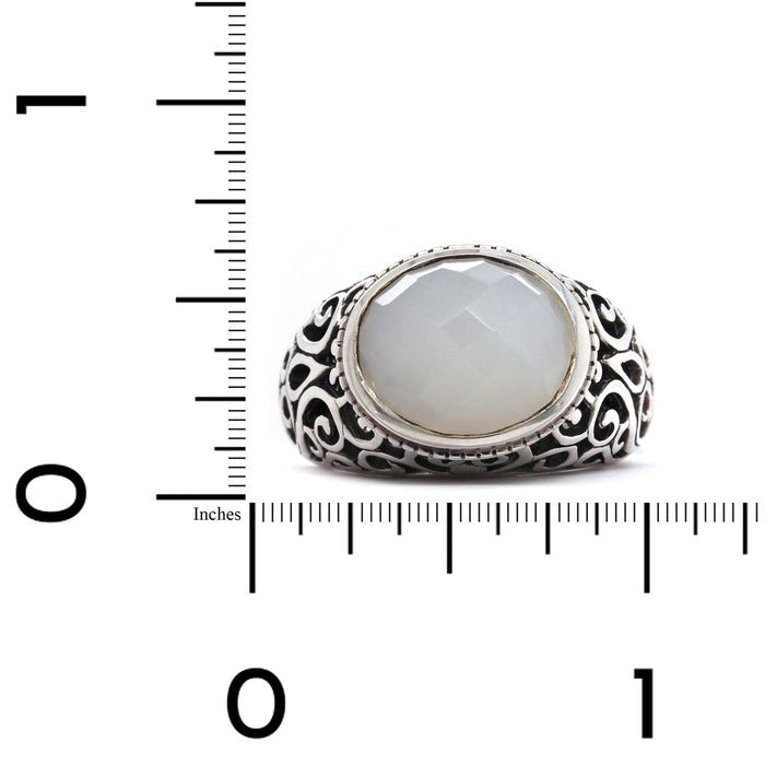 Sterling Silver Moonstone Ring