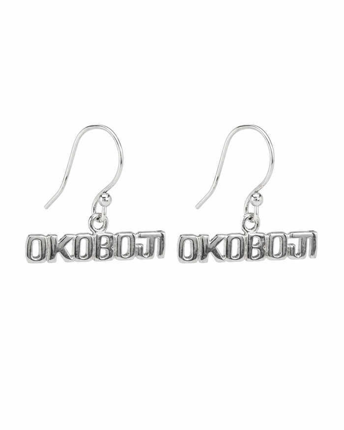 Sterling Silver Okoboji Charm Earrings