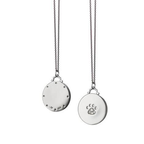 Sterling Silver Paw Print Charm