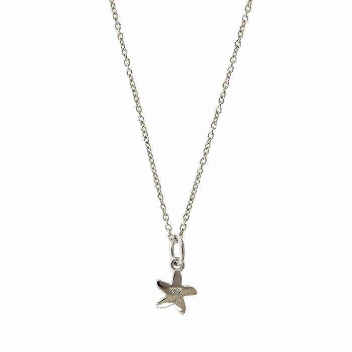 Sterling Silver Starfish Flower Pendant