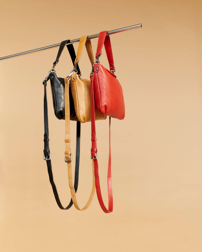 stevie handcrafted leather crossbody bags