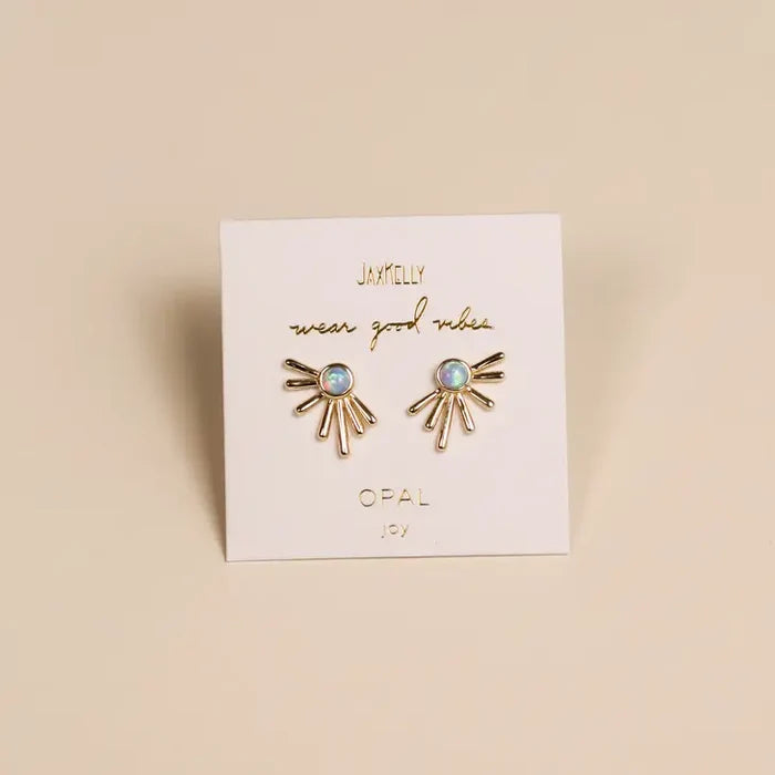 sun ray earrings