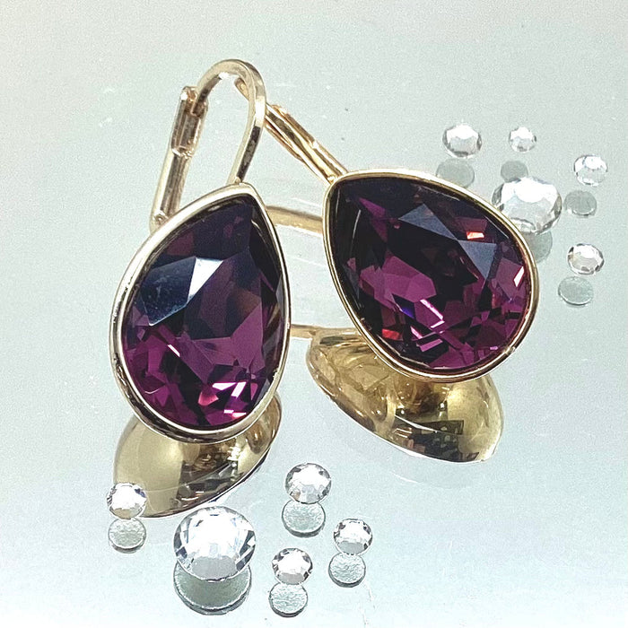 Teardrop Crystal Earrings