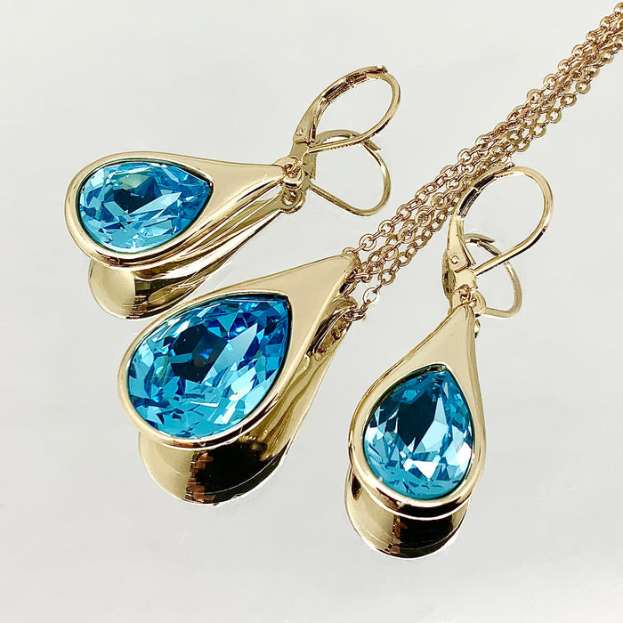 Teardrop Cut Premium Crystal Set