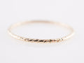 Textured Stacking Wedding Band in 14k Yellow Gold