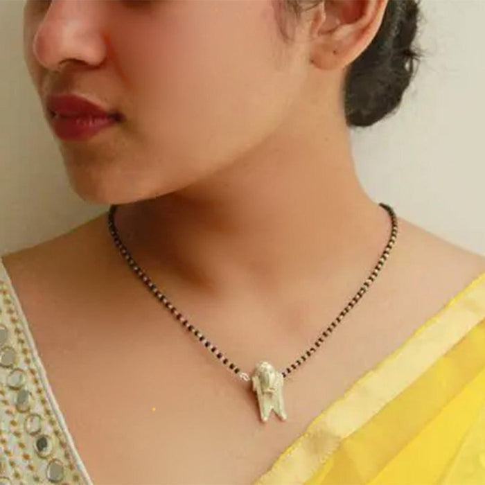 Thennamara Thoppai Design Silver Mangalsutra