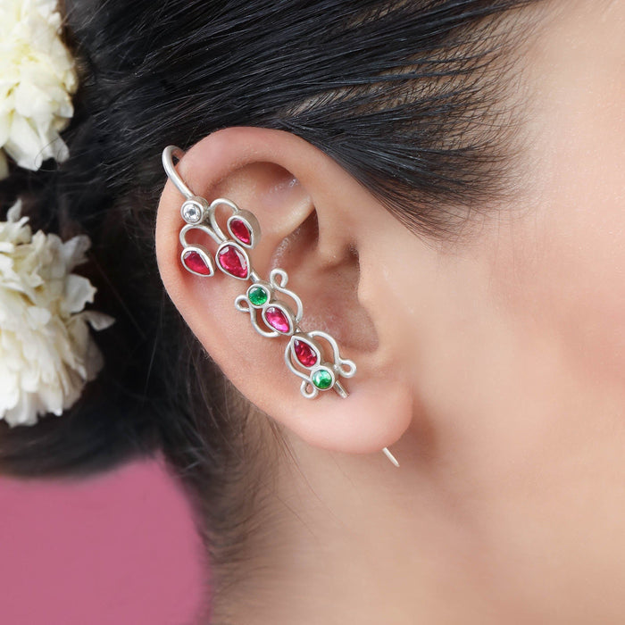 Traditional Silver 92.5 Needle Ear Cuff