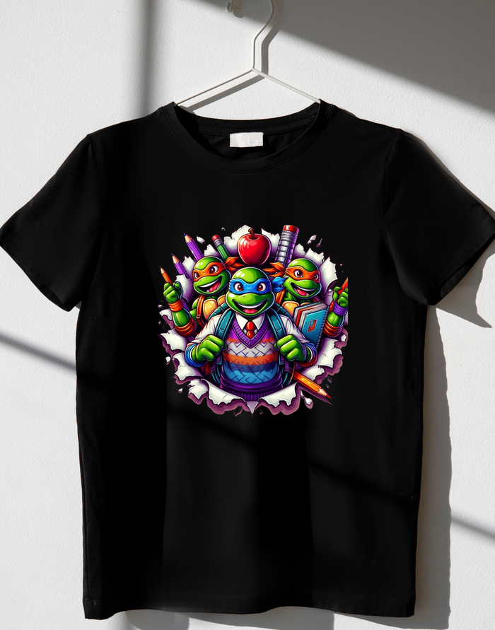 Turtle back to school -  DTF TRANSFER Prints