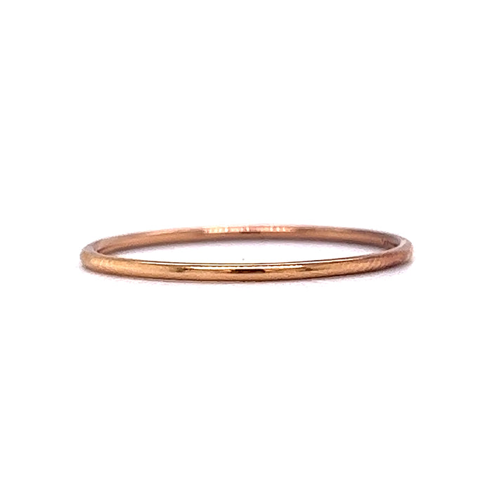 Ultra Thin Wedding Band in 14k Rose Gold