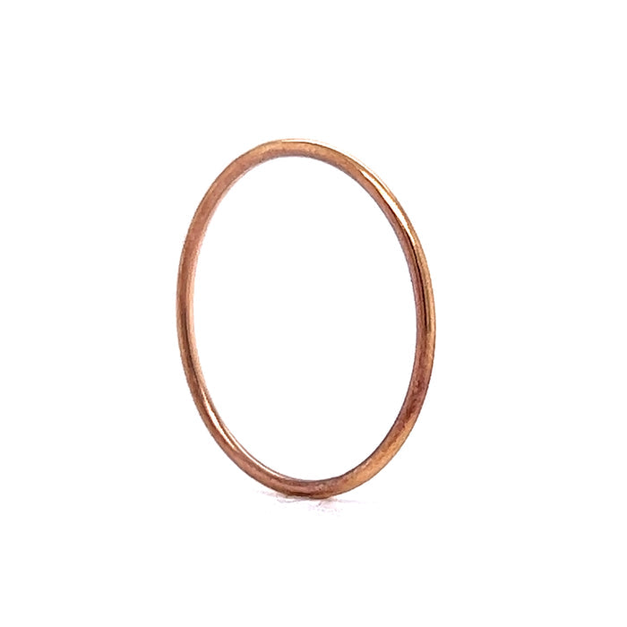 Ultra Thin Wedding Band in 14k Rose Gold