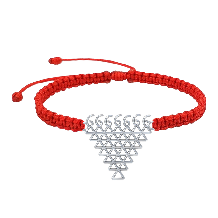 Unniyarcha 925 Pure Silver 7 Line Saraswati Yantra bracelet
