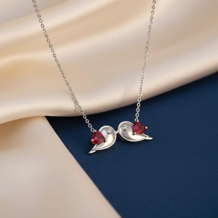 Unniyarcha 925 Pure Silver Eternal Companions Necklace