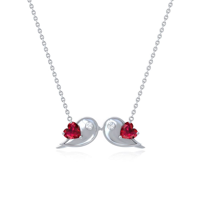 Unniyarcha 925 Pure Silver Eternal Companions Necklace