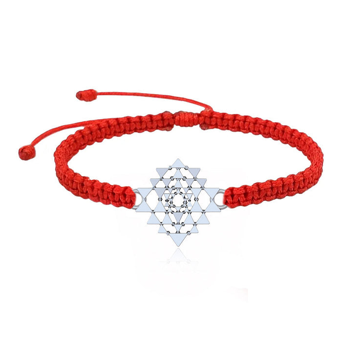Unniyarcha 925 Pure Silver Laxmi Yantra Bracelet