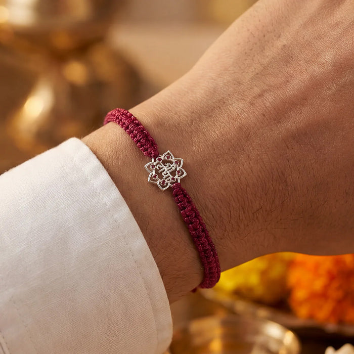 Unniyarcha 925 Pure Silver Shree Radha Bracelet
