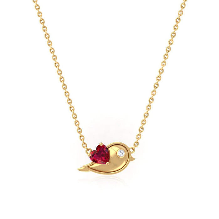 Unniyarcha 925 Pure Silver Whisper of Love Necklace