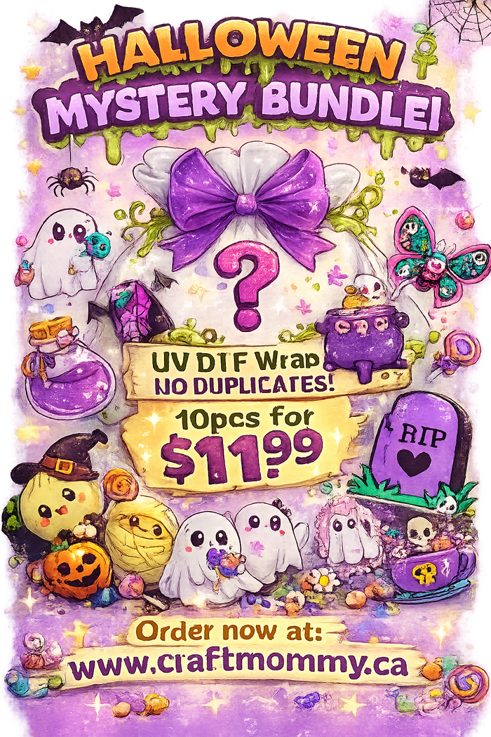 UV DTF Halloween Bundle- 10pcs