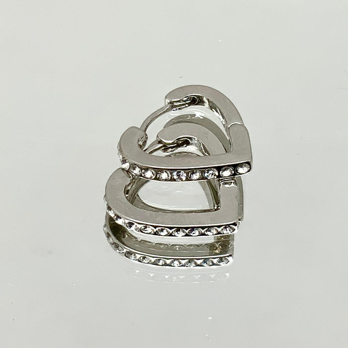 V-Shape Crystal Earrings