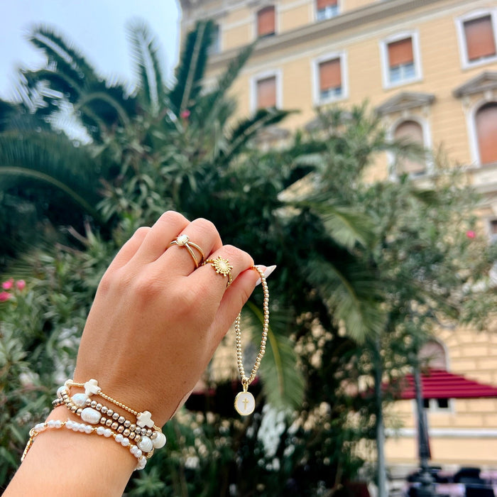 Wear and Share Cross Charm Bracelet