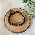 Wooden Cross Bracelet