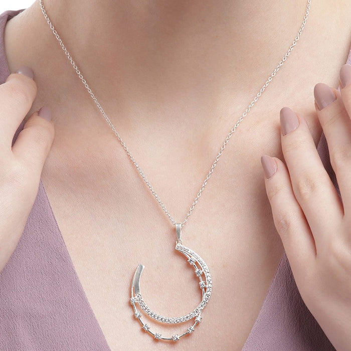 Zircon Silver Necklace